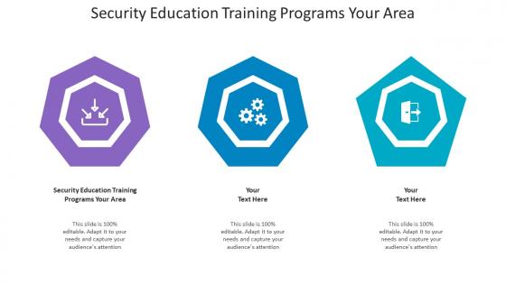 Security Education Training Programs Your Area Ppt Powerpoint Presentation Model Backgrounds Cpb
