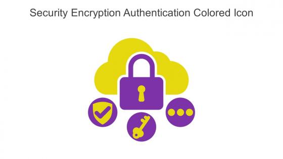 Security Encryption Authentication Colored Icon In Powerpoint Pptx Png And Editable Eps Format