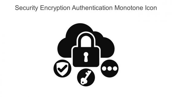 Security Encryption Authentication Monotone Icon In Powerpoint Pptx Png And Editable Eps Format