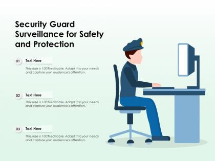 Security guard surveillance for safety and protection