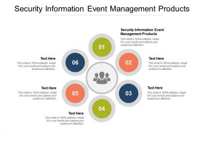 Security information event management products ppt show example cpb