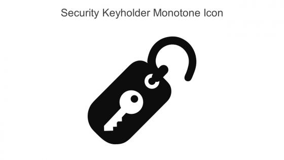 Security Keyholder Monotone Icon In Powerpoint Pptx Png And Editable Eps Format