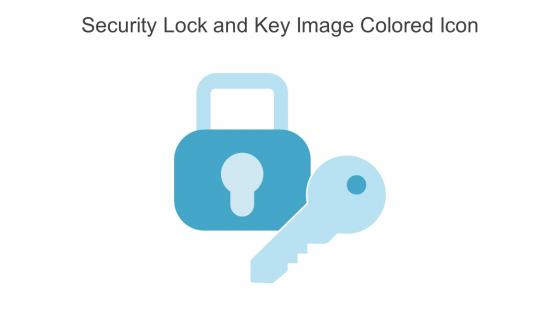 Security Lock And Key Image Colored Icon In Powerpoint Pptx Png And Editable Eps Format