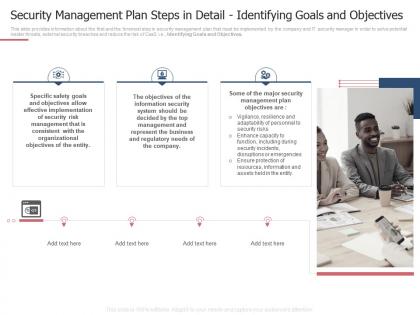Security management plan objectives measures ways mitigate security management challenges