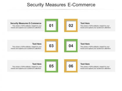 Security measures e commerce ppt powerpoint presentation summary picture cpb