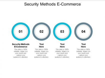 Security methods e commerce ppt powerpoint presentation outline graphic images cpb