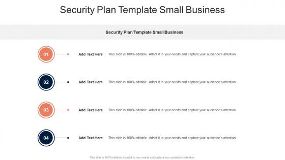 Security Plan Template Small Business In Powerpoint And Google Slides Cpb
