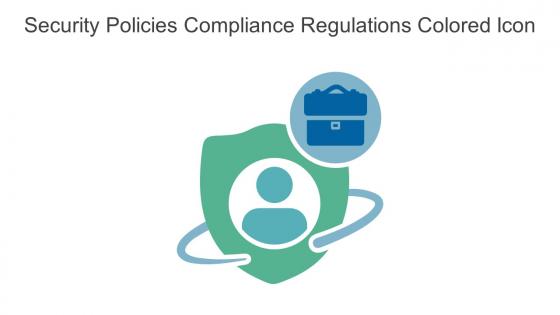 Security Policies Compliance Regulations Colored Icon In Powerpoint Pptx Png And Editable Eps Format