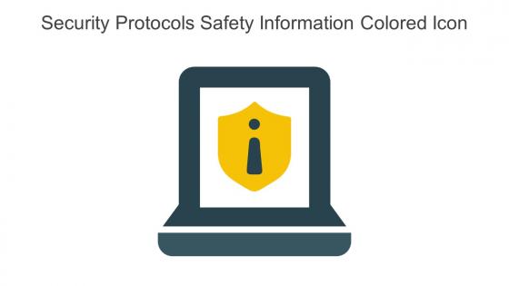 Security Protocols Safety Information Colored Icon In Powerpoint Pptx Png And Editable Eps Format