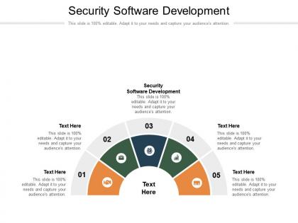 Security software development ppt powerpoint presentation icon design inspiration cpb