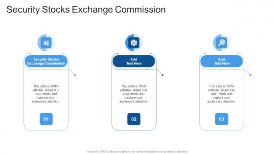 Security Stocks Exchange Commission In Powerpoint And Google Slides Cpb
