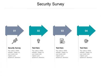 Security survey ppt powerpoint presentation summary introduction cpb