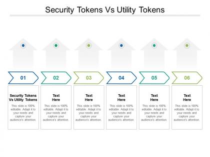 Security tokens vs utility tokens ppt powerpoint presentation portfolio objects cpb