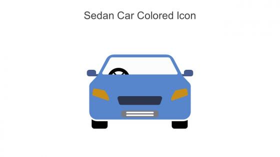 Sedan Car Colored Icon In Powerpoint Pptx Png And Editable Eps Format