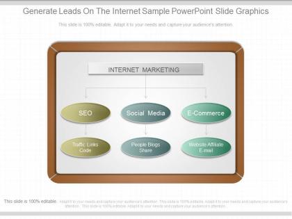 See generate leads on the internet sample powerpoint slide graphics
