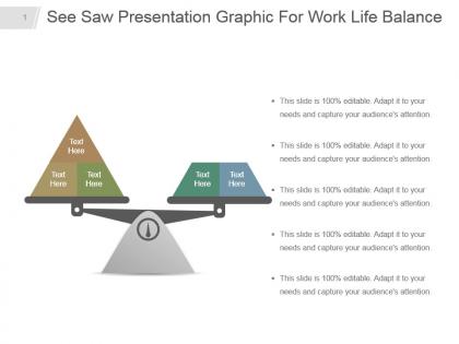 See saw presentation graphic for work life balance