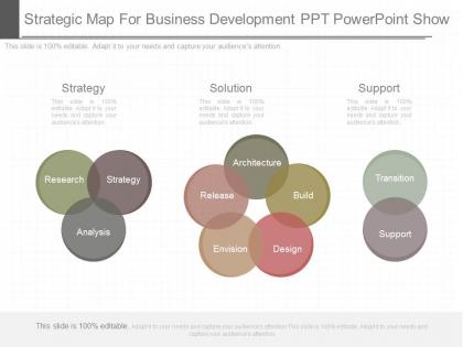See strategic map for business development ppt powerpoint show