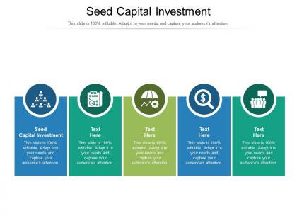 Seed capital investment ppt powerpoint presentation styles introduction cpb