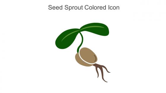 Seed Sprout Colored Icon In Powerpoint Pptx Png And Editable Eps Format
