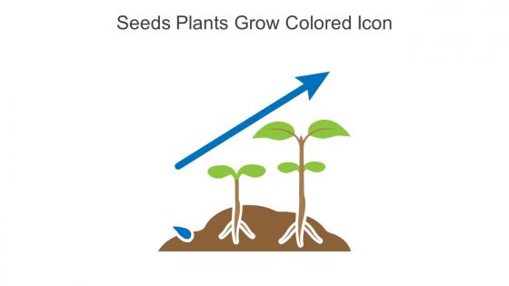 Seeds Plants Grow Colored Icon In Powerpoint Pptx Png And Editable Eps Format