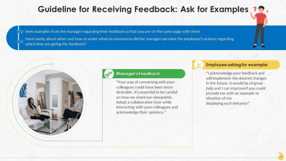 Seek Examples For Receiving Feedback Constructively Training Ppt