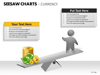 Seesaw charts currency ppt 1
