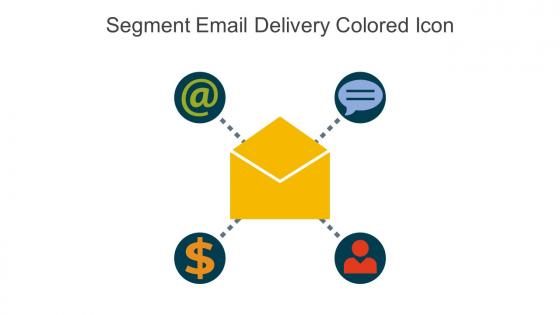 Segment Email Delivery Colored Icon In Powerpoint Pptx Png And Editable Eps Format