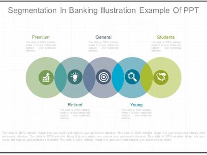 Segmentation in banking illustration example of ppt