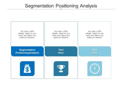Segmentation positioning analysis ppt powerpoint presentation file professional cpb