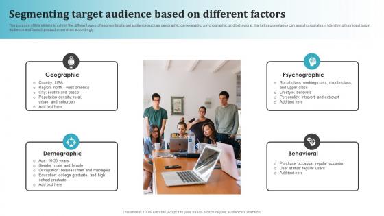 Segmenting Target Audience Based On Different Most Common Types Of Direct Marketing MKT SS V