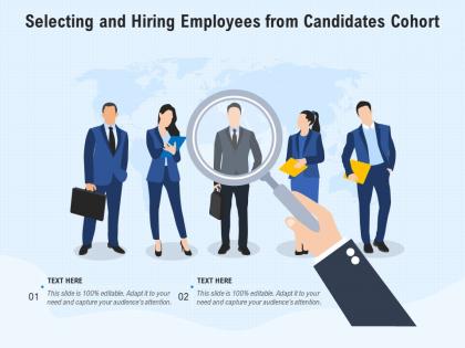 Selecting and hiring employees from candidates cohort