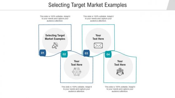Selecting target market examples ppt powerpoint presentation show cpb