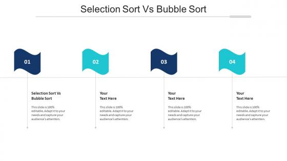 Selection Sort Vs Bubble Sort Ppt Powerpoint Presentation Layouts Files Cpb