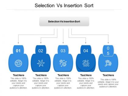 Selection vs insertion sort ppt powerpoint presentation slides inspiration cpb
