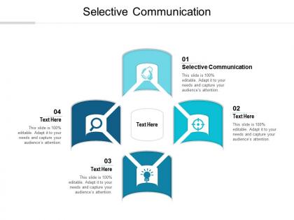 Selective communication ppt powerpoint presentation files cpb