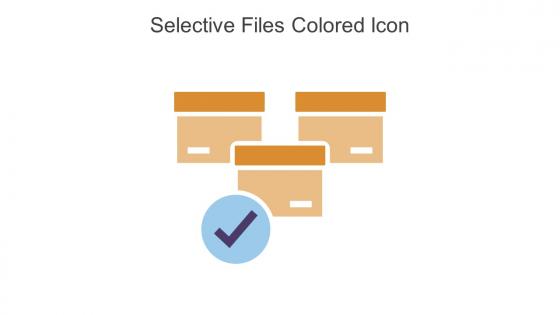 Selective Files Colored Icon In Powerpoint Pptx Png And Editable Eps Format