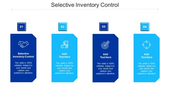 Selective Inventory Control Ppt Powerpoint Presentation Summary Infographic Cpb