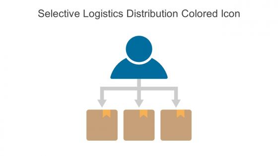 Selective Logistics Distribution Colored Icon In Powerpoint Pptx Png And Editable Eps Format