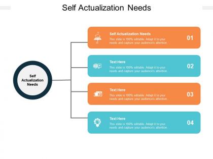 Self actualization needs ppt powerpoint presentation infographic template infographics cpb