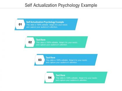Self actualization psychology example ppt powerpoint presentation portfolio clipart images cpb