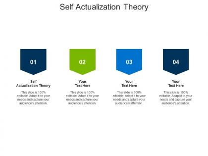 Self actualization theory ppt powerpoint presentation designs download cpb