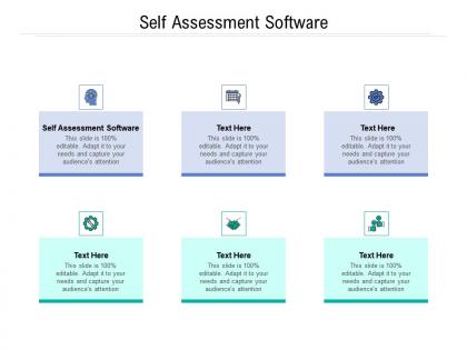 Self assessment software ppt powerpoint presentation model smartart cpb