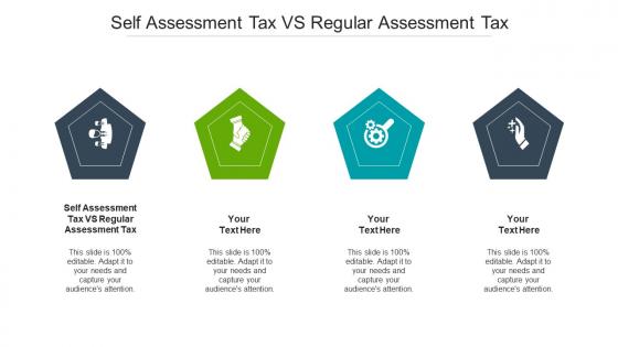 Self assessment tax vs regular assessment tax ppt powerpoint presentation slides cpb