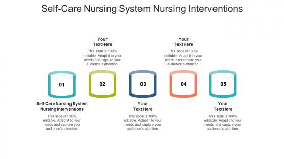 Self care nursing system nursing interventions ppt powerpoint presentation cpb