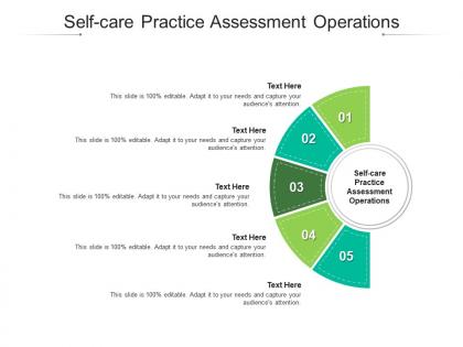 Self care practice assessment operations ppt powerpoint presentation file tips cpb