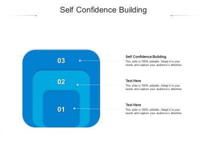 Self confidence building ppt powerpoint presentation slides styles cpb