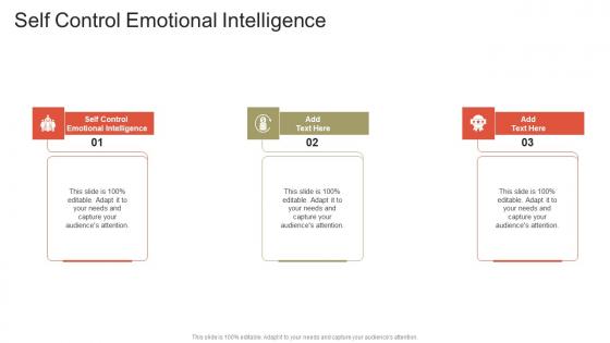 Self Control Emotional Intelligence In Powerpoint And Google Slides Cpb