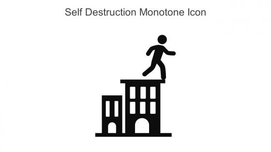 Self Destruction Monotone Icon In Powerpoint Pptx Png And Editable Eps Format