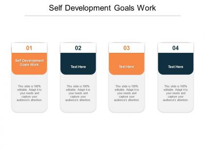 Self development goals work ppt powerpoint presentation slides templates cpb