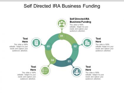 Self directed ira business funding ppt powerpoint presentation ideas deck cpb